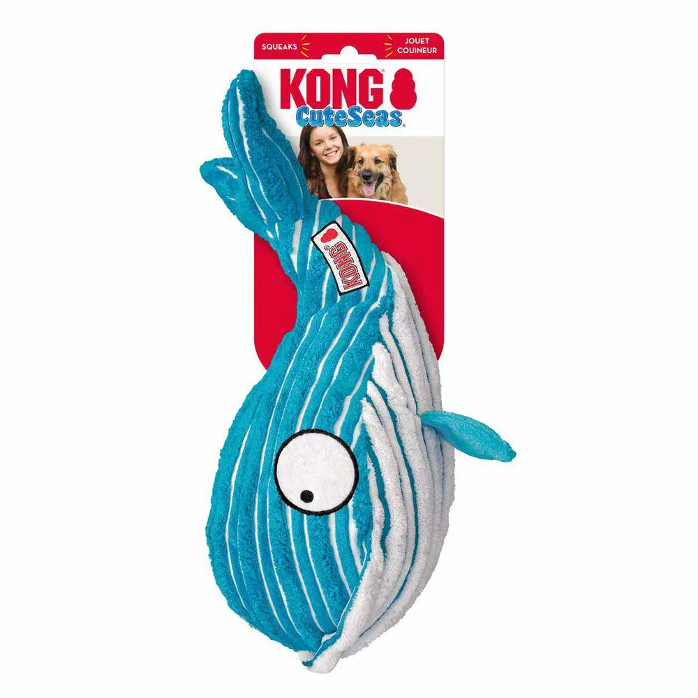 KONG CuteSeas Hval Large - stor bamse til hunde